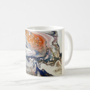 Kunst met Heather 11oz mok "makende golven"