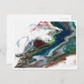 Kunst met Heather kleine postkaart voor schilderen Aankondigingskaart (Voorkant / Achterkant)