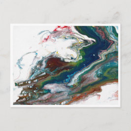 Kunst met Heather kleine postkaart voor schilderen Aankondigingskaart