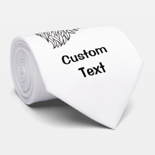 Kunst met hoofdlijn van Rooster Stropdas