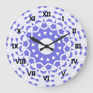 Kunst met kaleidoscoop grote klok