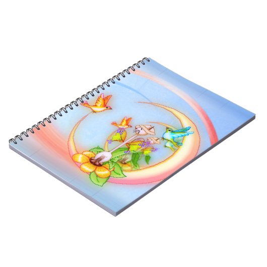 Kunst met katten en vogels notitieboek (Linkerzijde)