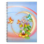 Kunst met katten en vogels notitieboek (Voorkant)