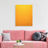 Kunst met kleine belletjes tegen achtergrond canvas afdruk (Insitu (Woonkamer))