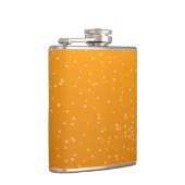 Kunst met kleine belletjes tegen achtergrond heupfles (Rechts)