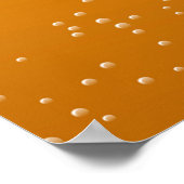 Kunst met kleine belletjes tegen achtergrond poster (Hoek)