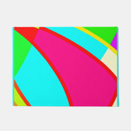Kunst met kleurrijke Abstracte patronen Deurmat