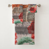 Kunst met krabben bad handdoek (Insitu)