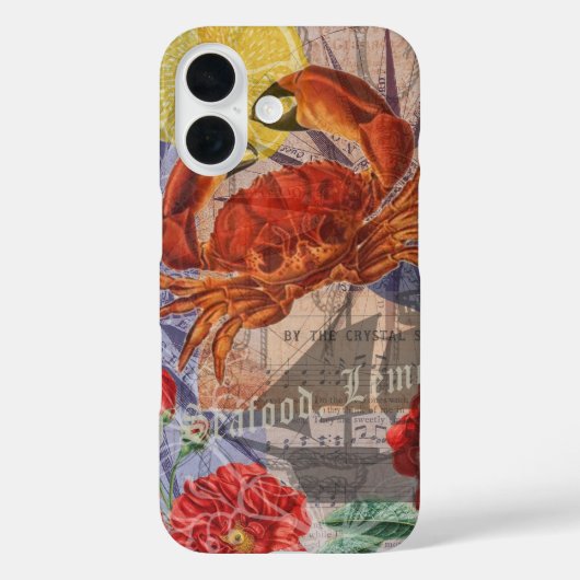 Kunst met krabben Case-Mate iPhone case (Achterkant)