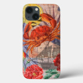 Kunst met krabben Case-Mate iPhone case (Achterkant)