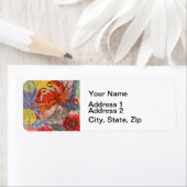 Kunst met krabben etiket (Insitu)