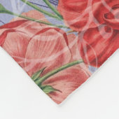 Kunst met krabben fleece deken (Hoek)