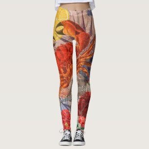 Kunst met krabben leggings