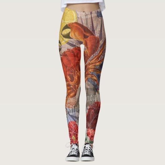Kunst met krabben leggings (Voorkant)