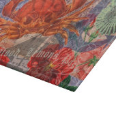 Kunst met krabben snijplank (Hoek)