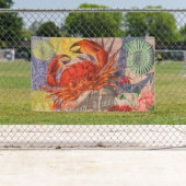 Kunst met krabben spandoek (Insitu)