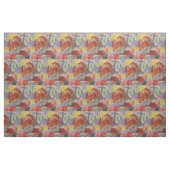 Kunst met krabben stof (Fat Quarter)
