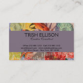 Kunst met krabben visitekaartje (Achterkant)