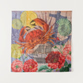 Kunst met krabben wandkleed (Voorkant)