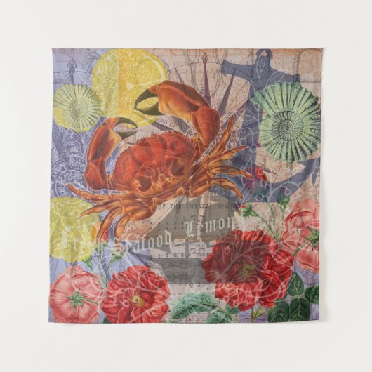 Kunst met krabben wandkleed (Voorkant)