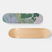 kunst met landschapsschildering persoonlijk skateboard (Horizontaal)