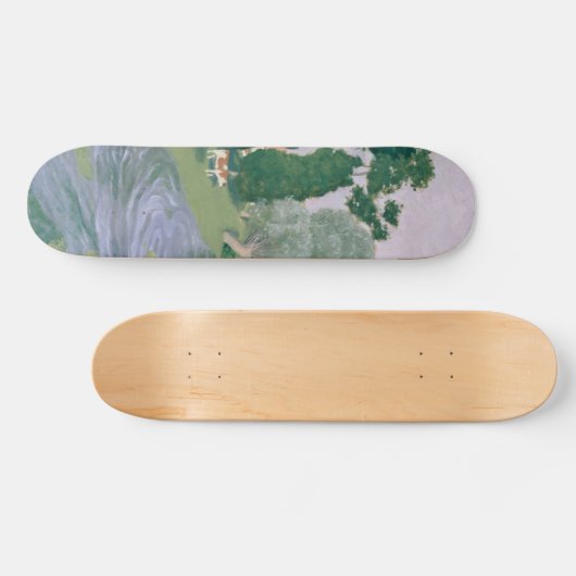  kunst met landschapsschildering persoonlijk skateboard (Horizontaal)
