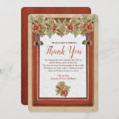 Kunst met leder en suede Textuur Dank u Kaart (Voorkant / Achterkant)