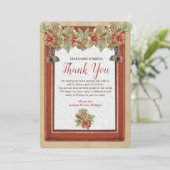 Kunst met leder en suede Textuur Dank u Kaart (Staand voorkant)