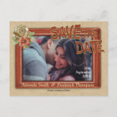 Kunst met leder en suiker opslaan Data Aankondigingskaart (Voorkant)