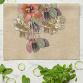 Kunst met leder en suikerwerk theedoek (Gevouwen)