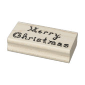 Kunst met Merry Kerstfabric Letterletters Rubberstempel (Stempel)