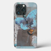 Kunst met multiplex van media-vlinder Case-Mate iPhone case (Achterkant)