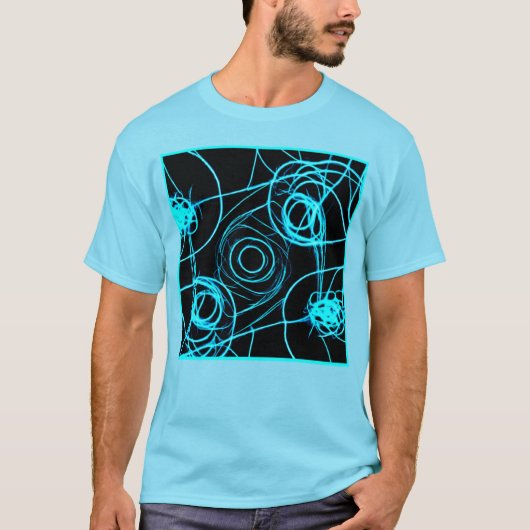 Kunst met neonpatronen t-shirt (Voorkant)