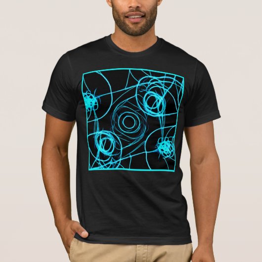 Kunst met neonpatronen t-shirt (Voorkant)