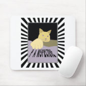Kunst met patroonbeelden in perspectief muismat (Met muis)