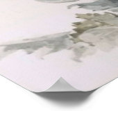 Kunst met Paul-De-Longpre, papavers en bijen Poster (Hoek)