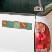 Kunst met Pop met poolvaulting Bumpersticker (Op Truck)