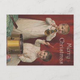  kunst met prettige kerstdagen briefkaart