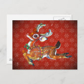  kunst met rode neus briefkaart (Voorkant / Achterkant)