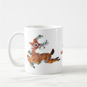  kunst met rode neus koffiemok (Links)