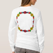 Kunst met Romantisch Tattoo tegen hart T-shirt (Achterkant)