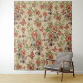 Kunst met rood leder en sms'jes wandkleed (In situ)