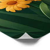 Kunst met schattige boerderijdieren poster (Hoek)