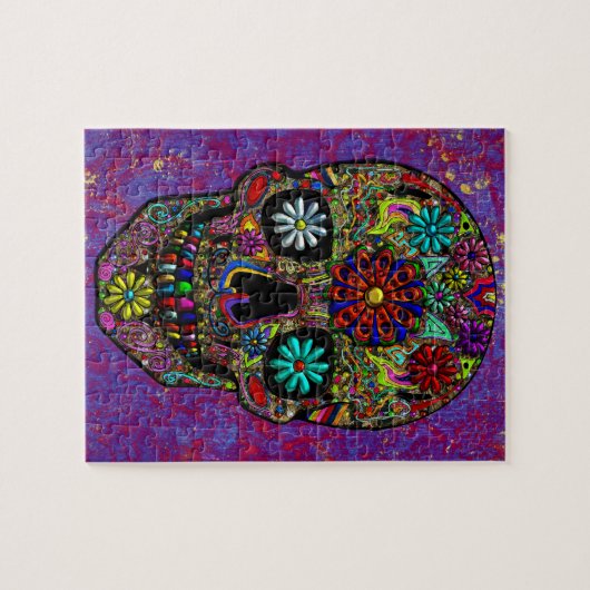 Kunst met schilfers legpuzzel (Horizontaal)