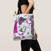Kunst met stijlvolle dieptes voor meisjes Mode Tote Bag (Dichtbij)