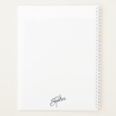 Kunst met tekenstructuur planner (Achterkant)