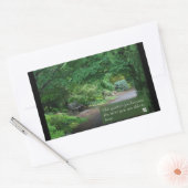 Kunst met Wisdom Rechthoekige Sticker (Envelop)