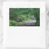 Kunst met Wisdom Rechthoekige Sticker (Tas)