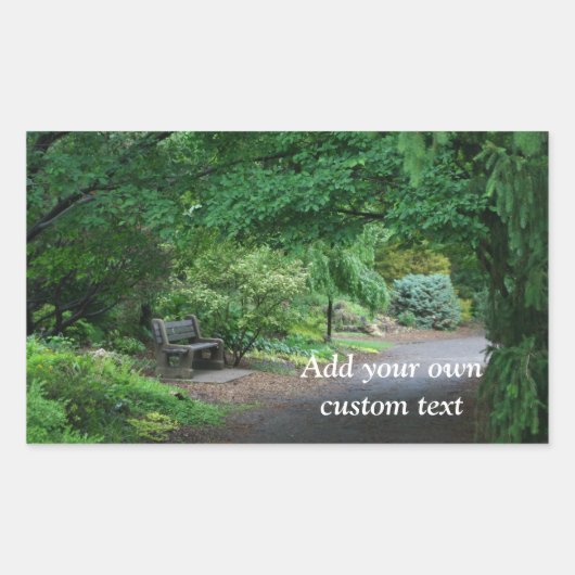 Kunst met Wisdom Rechthoekige Sticker (Voorkant)
