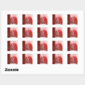 Kunst met Wisdom Vierkante Sticker (Vel)